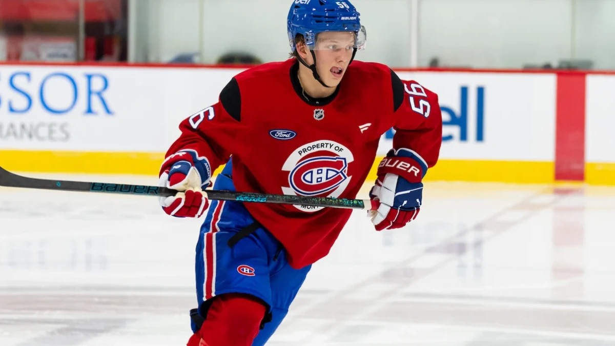 Photo of Canadiens prospect Aatos Koivu.