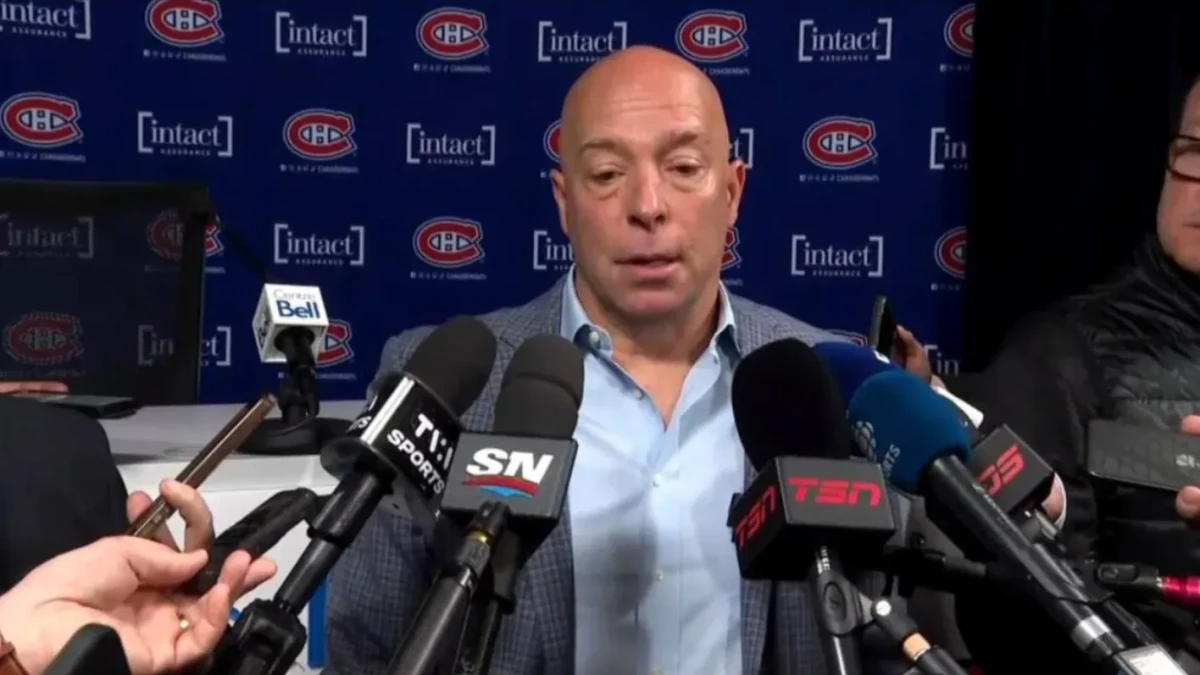 Photo of Montreal Canadiens GM Kent Hughes
