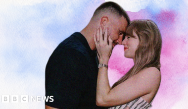 Taylor Swift and Travis Kelce's relationship so far in key moments - BBC