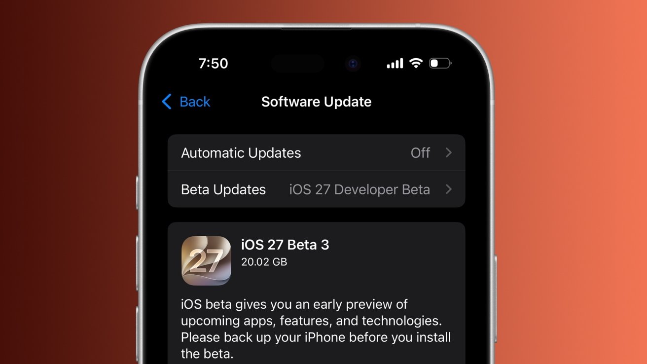 New in iOS 27 beta 3: Siri AI voice customization options