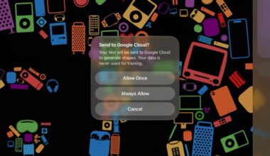 Apple is warning when your AI prompts go to Google's servers