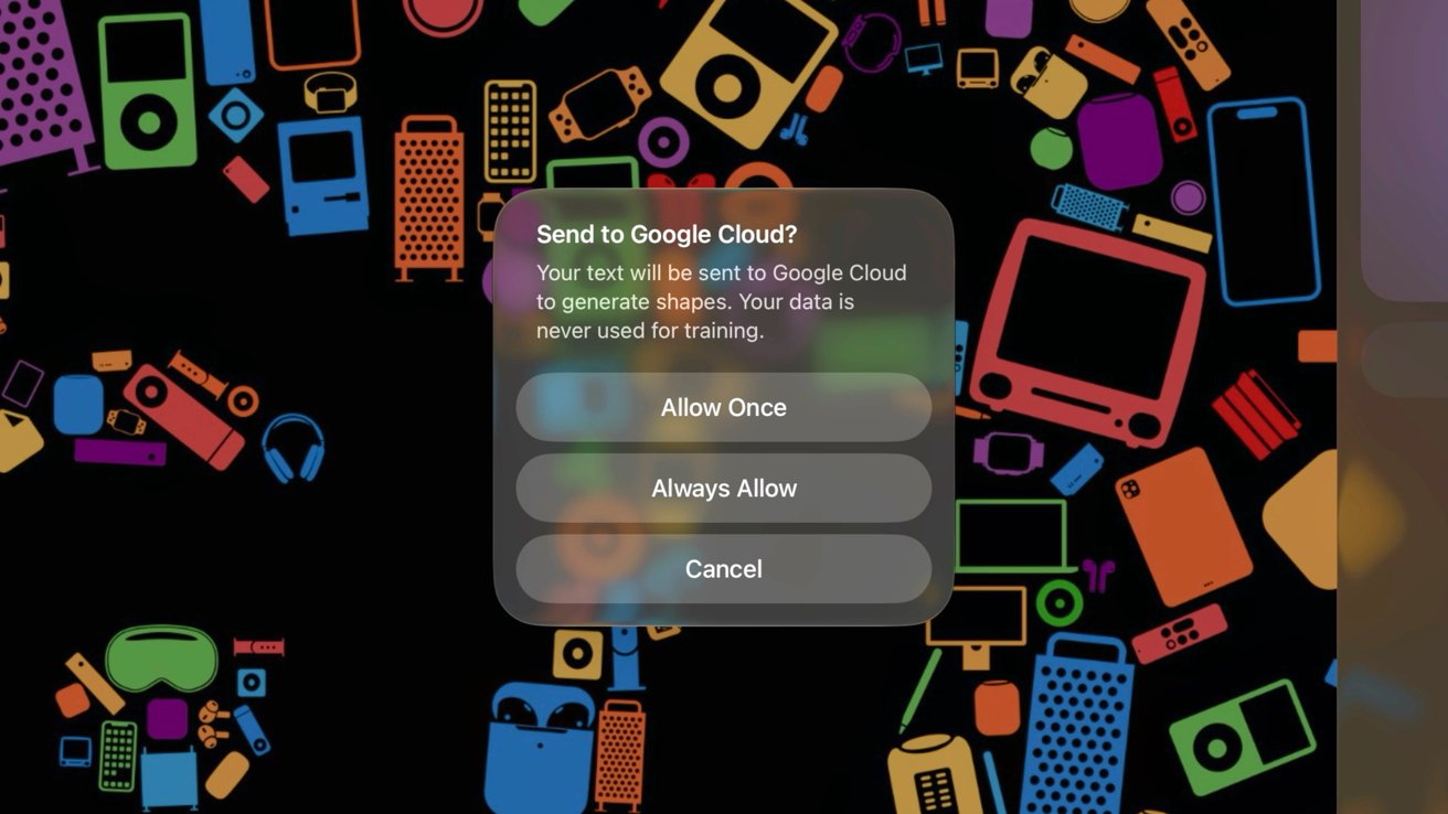 Apple is warning when your AI prompts go to Google's servers