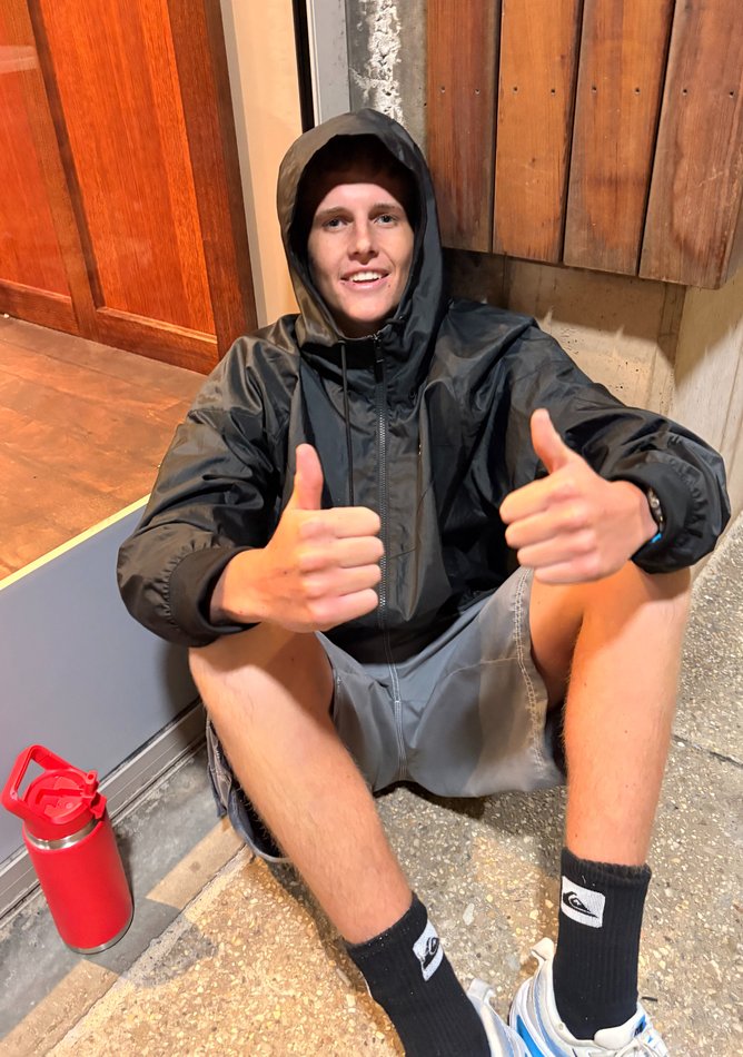 Sixteen-year-old Austin Wyeth completed a gruelling 100km run along Perth’s coast.