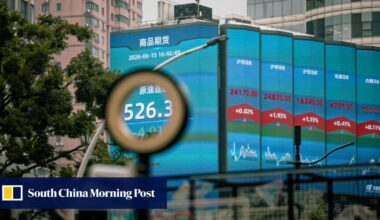 As tech rallies and consumer shares lag, China’s stock market forms microcosm for economy