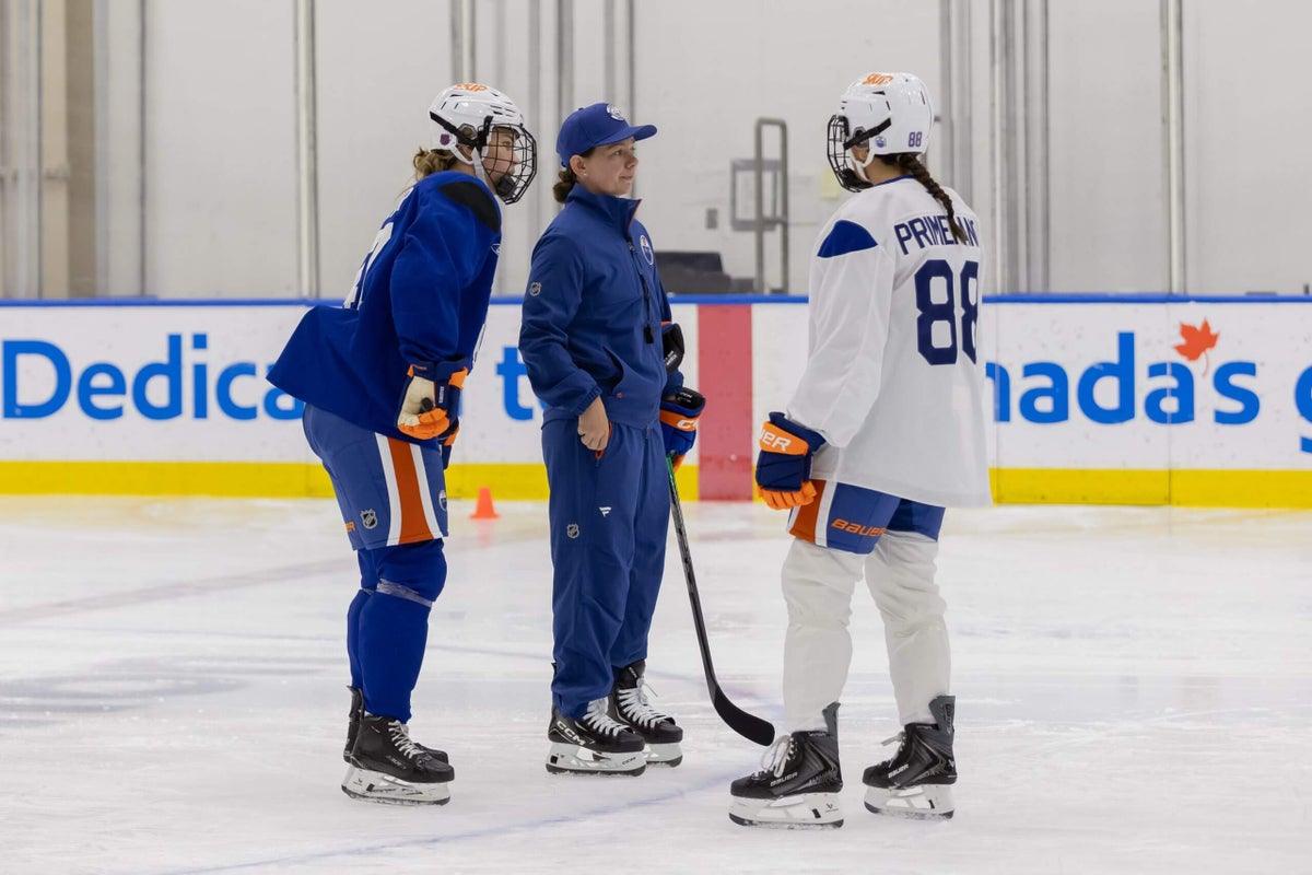 Why the Oilers brought women’s hockey players to their development camp this week