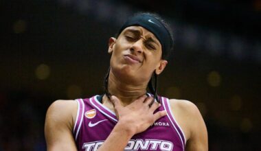 Sykes, Rice, Fagbenle still out as Tempo host Mystics in Toronto