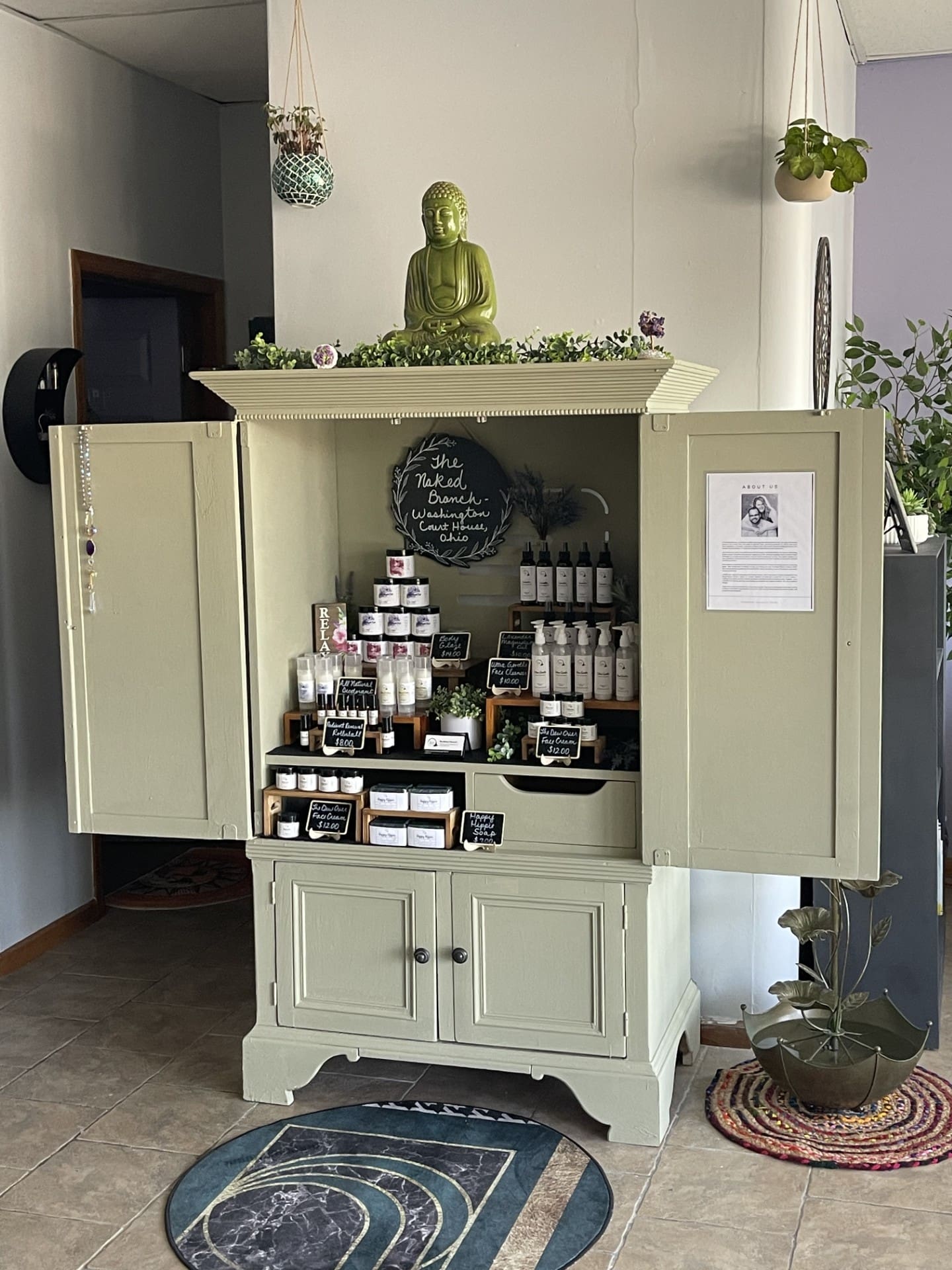 The Soul Sanctuary Shop in Joliet, a business inspired by owner Karen Mahoney’s journey from loss to healing, is seen in 2026.