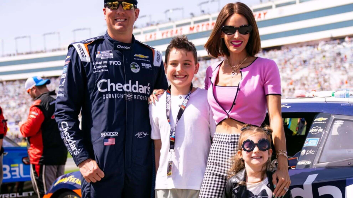 Touching tribute from Kyle Busch's son on first victory following his father's death