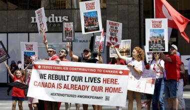 Turkish families rally in Toronto as work permits following earthquake are set to expire