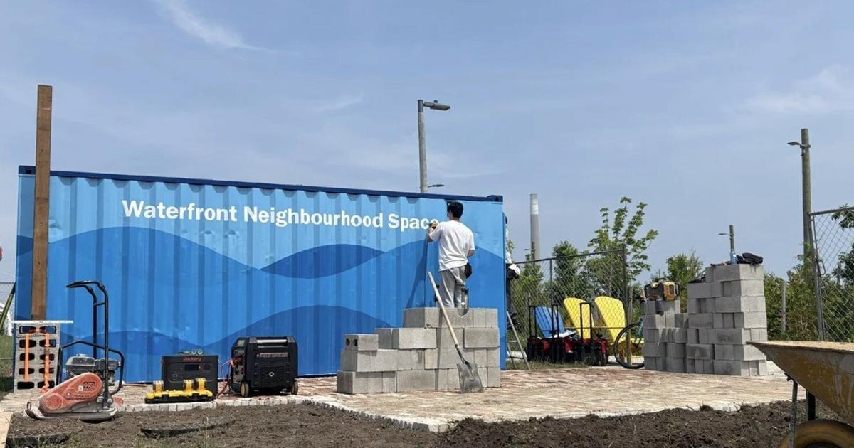 Pop-up made from scraps on Toronto’s new island opens