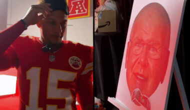Patrick Mahomes’ offseason challenge goes wrong as Andy Reid’s cardboard cutout pays the price