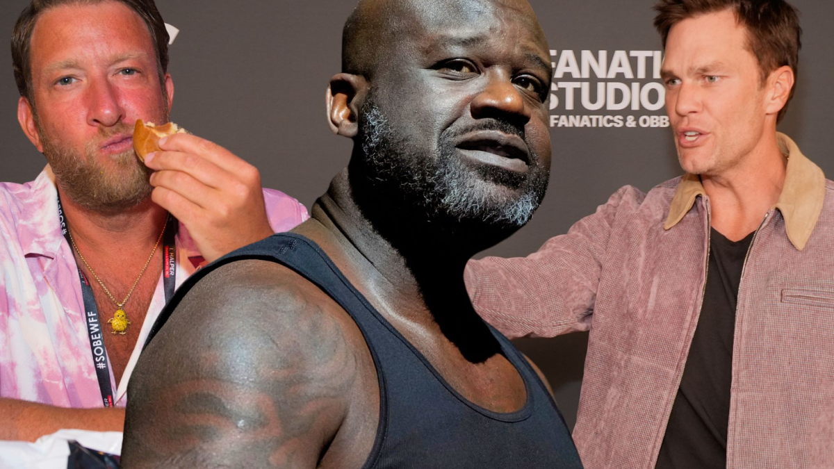 NBA legend Shaq brutally defends Tom Brady after Dave Portnoy's "cringey" insults