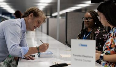 New mayoral election poll shows a slip in support for Brad Bradford with Chris Alexander in the race - Toronto Star