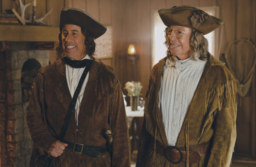 JERRY SEINFELD and Larry David as explorers Lewis and Clark in ‘Life, Larry and the Pursuit of Unhappiness.
