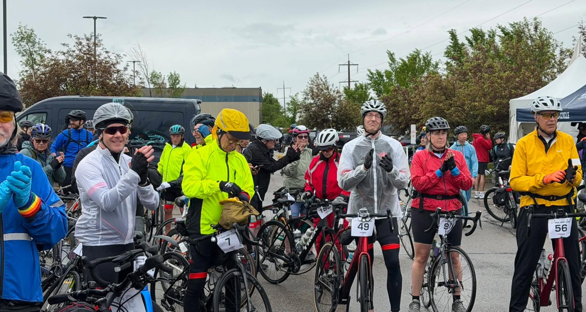 Bike riders push through challenging conditions to support Canadians living with Multiple Sclerosis - DiscoverAirdrie.com