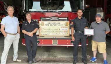 Drumheller Fire & Rescue sets fundraising record for Muscular Dystrophy Canada - StrathmoreNow.com