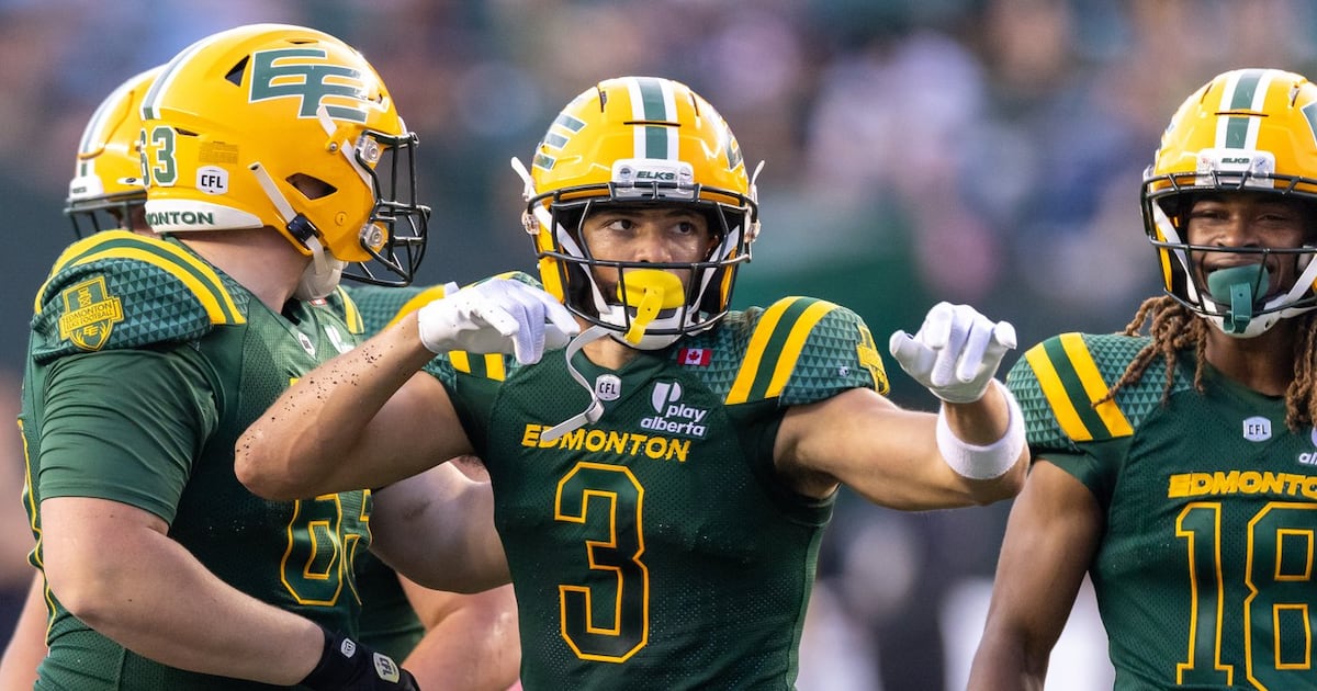 Austin Mack has Randy Moss moment in Edmonton Elks’ win over Saskatchewan Roughriders