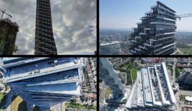 Construction progress on M3 at M City tower in Mississauga