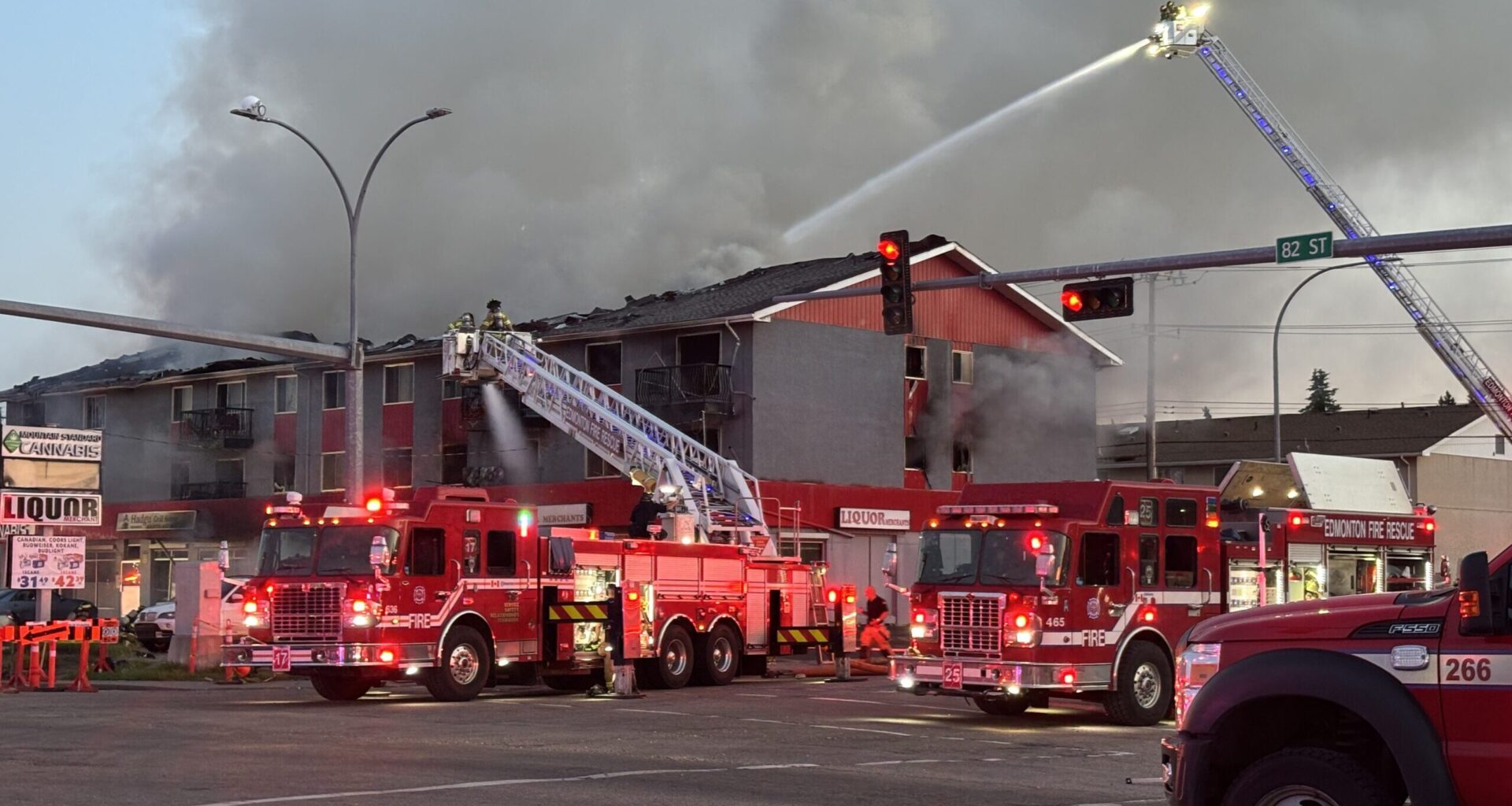 Fatal north Edmonton apartment fire caused by vehicle hitting gas line: report