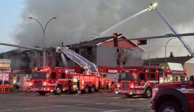 Fatal north Edmonton apartment fire caused by vehicle hitting gas line: report