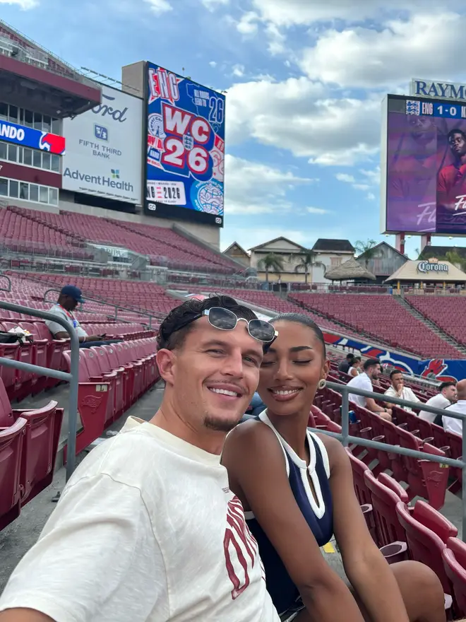 Love Island couple Wil and Uma pictured together.