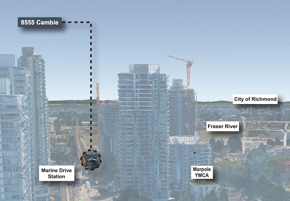 8555 Cambie Street Vancouver Breka hotel tower