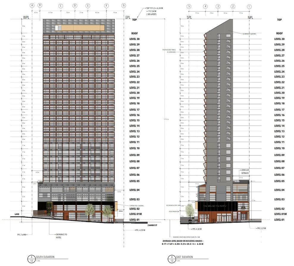 8555 Cambie Street Vancouver Breka hotel tower