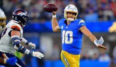 Chargers QB Justin Herbert ranked among NFL’s top quarterbacks by ESPN