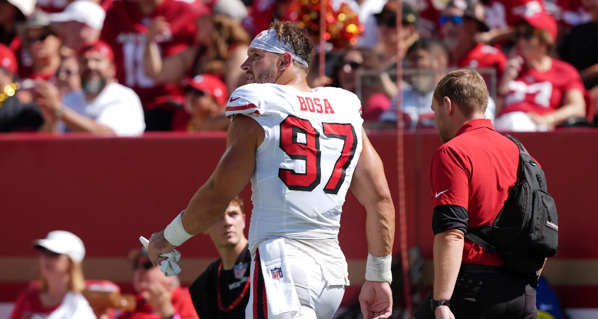 San Francisco 49ers DE Nick Bosa has a lot on line in 2026
