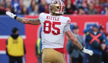 George Kittle still top TE in NFL, per PFF, despite age and injuries