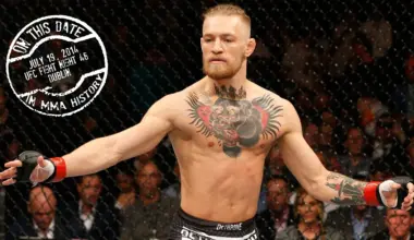 July 19, 2014, MMA History: Conor McGregor headlines UFC Dublin