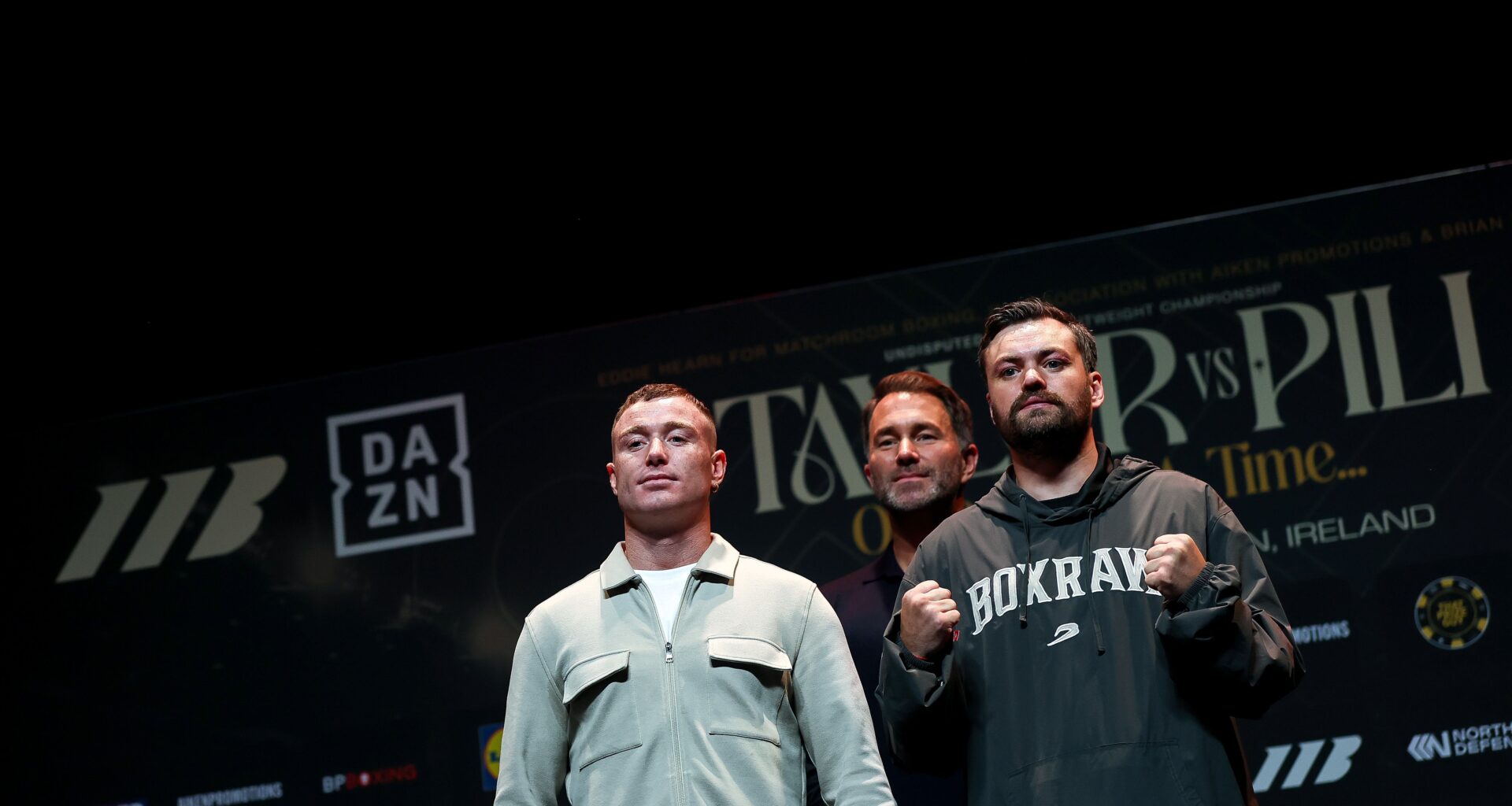 Donovan, McKenna and Hearn at the presser