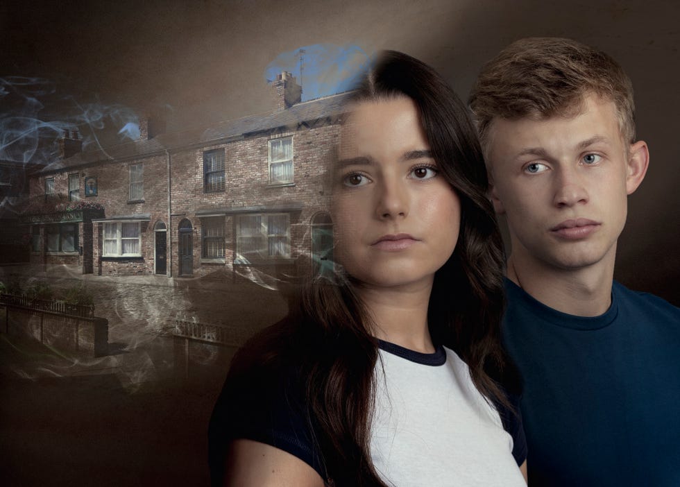 Betsy Swain and Dylan Wilson in Coronation Street betsy swain and dylan wilson in coronation street