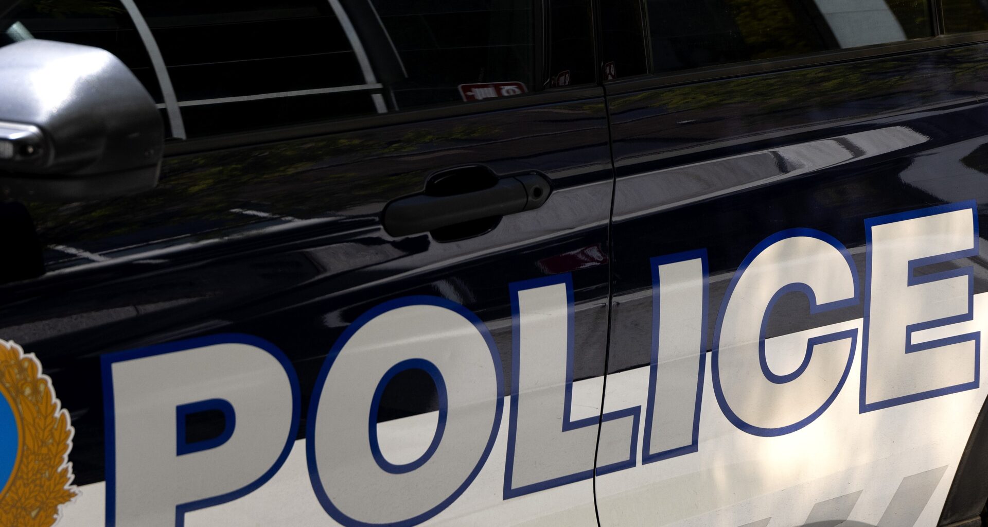 The side of a Montreal police car