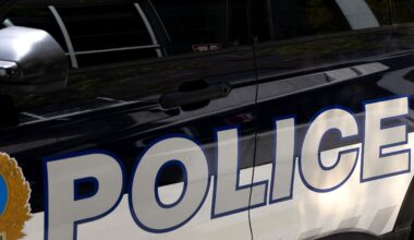 The side of a Montreal police car