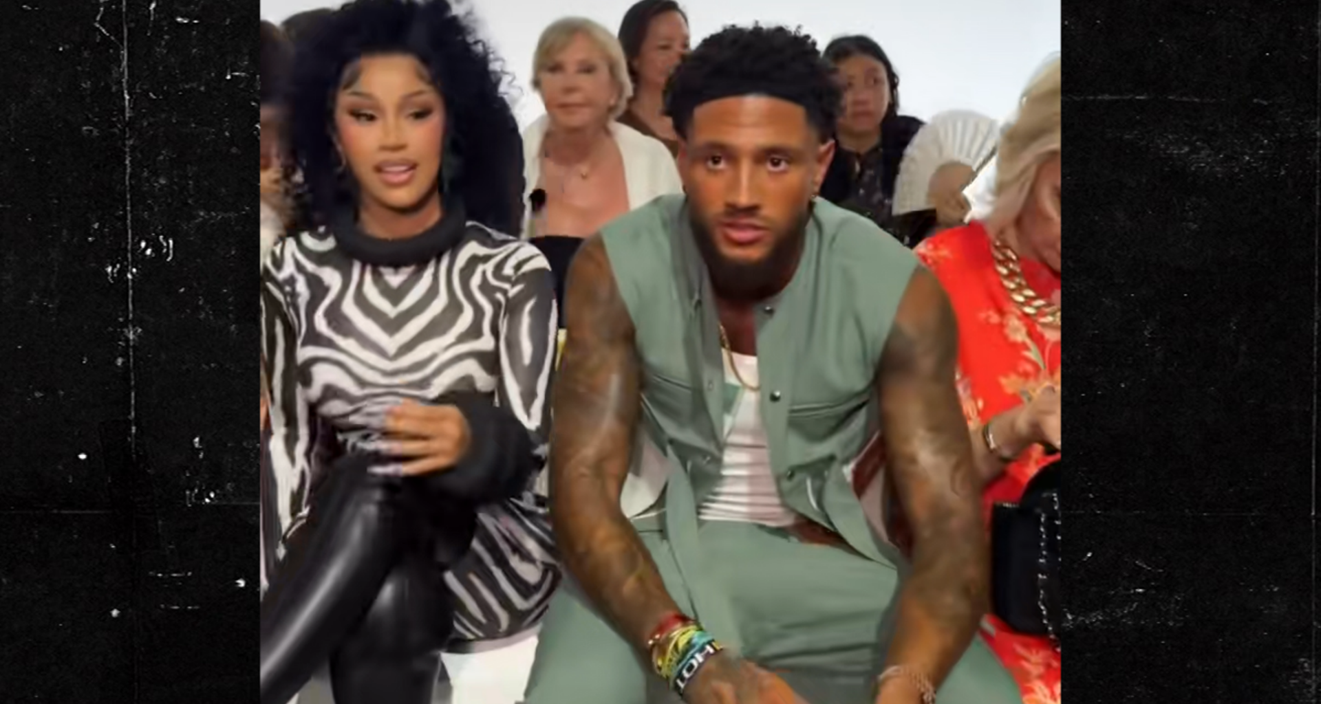 Nigerian Soccer Star Maduka Okoye Helps Cardi B At Paris Fashion Week