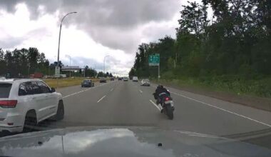 Surrey man ticketed over $1,700 for dangerous motorcycle riding on HWY 1