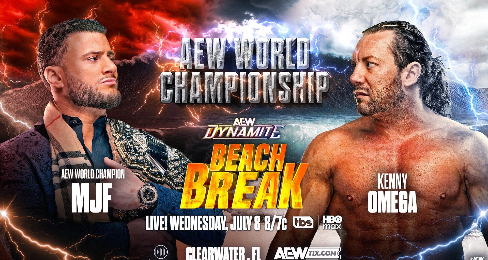 AEW Dynamite Beach Break 2026 MJF vs Kenny Omega