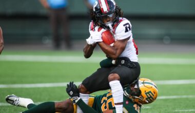 Linebacker Dariel Djabome making immediate impact on defence for Edmonton Elks