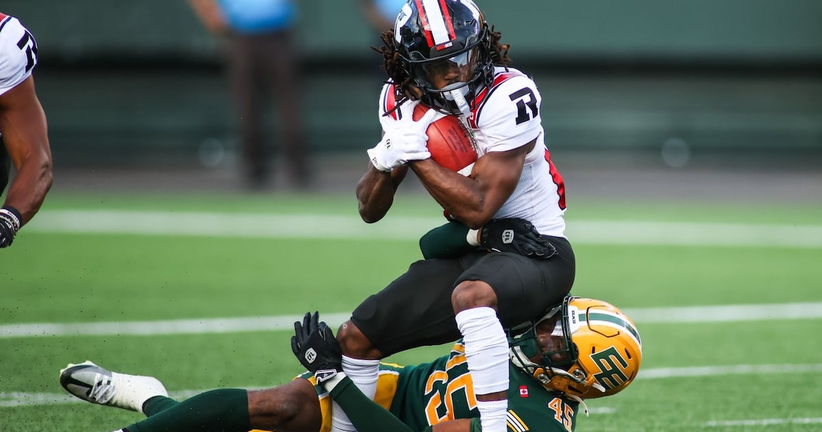 Linebacker Dariel Djabome making immediate impact on defence for Edmonton Elks