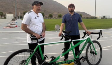 Khorfakkan Club for the Disabled introduces tandem cycling