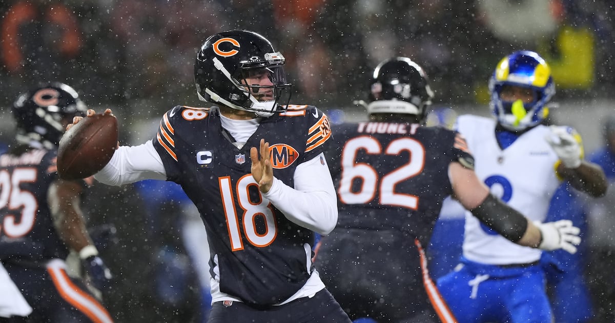 Bears QB Caleb Williams gifts Pope Leo XIV autographed jersey
