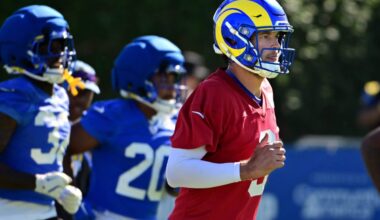 Eight thoughts from Rams training camp: Matthew Stafford gets early practice reps