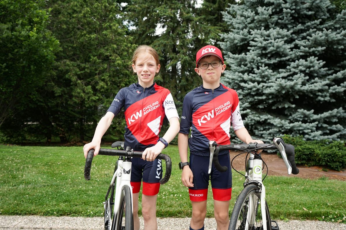 Elmira siblings find themselves on track to cycling success