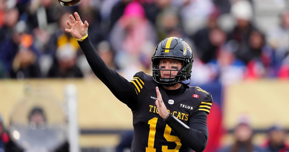 'A lot of responsibility': QB Jake Dolegala takes the reins as Hamilton Tiger-Cats visit Saskatchewan Roughriders