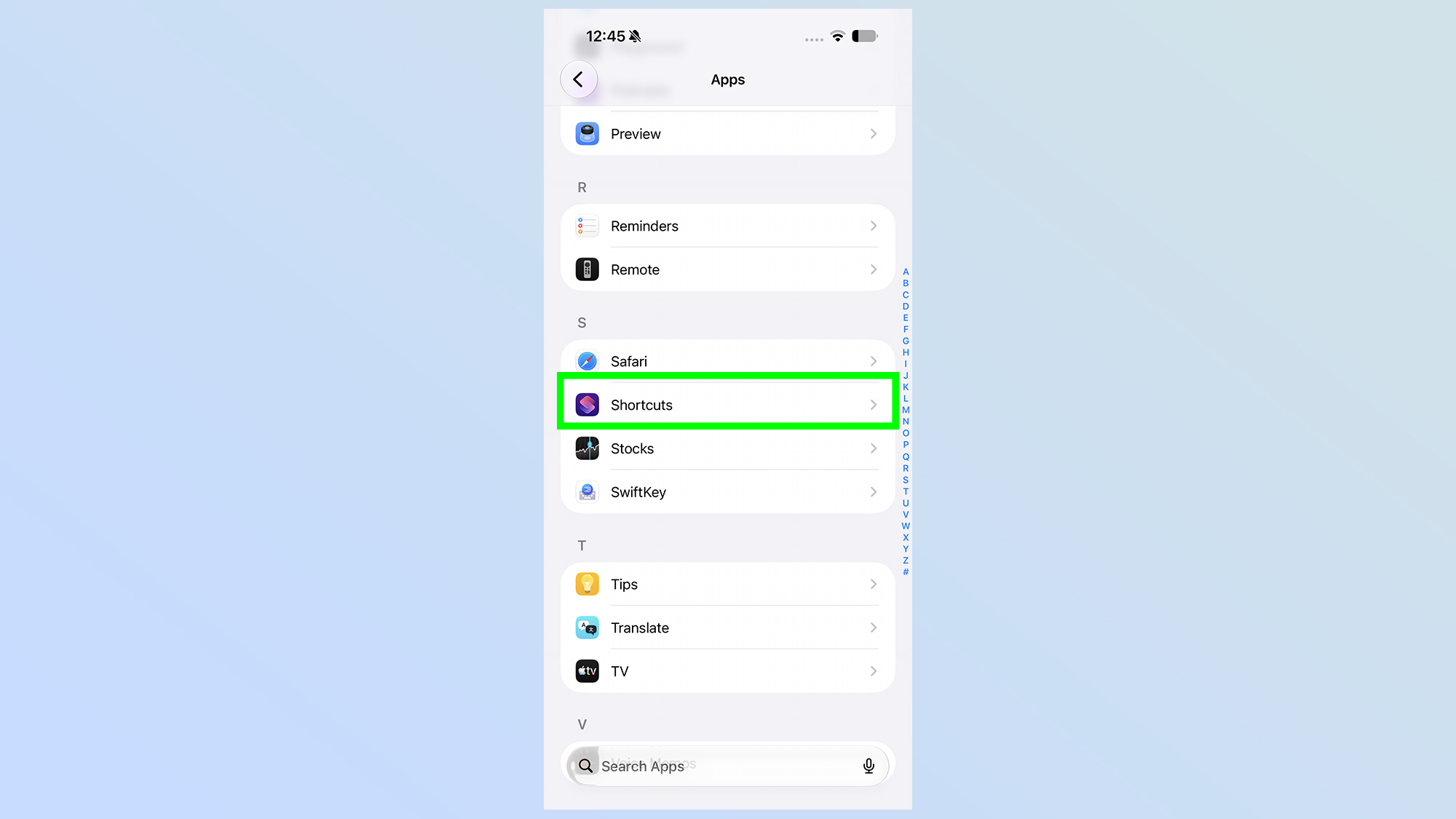 ios 27 shortcuts restore feature