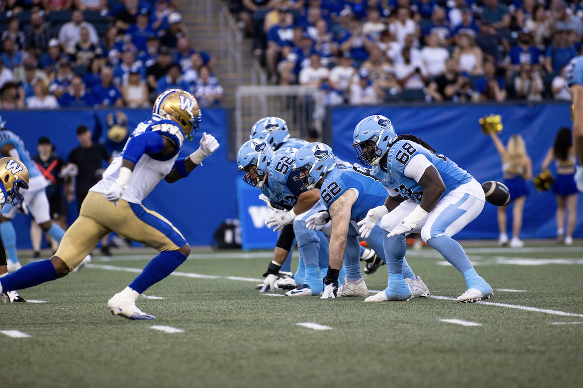 Argonauts Fall to Blue Bombers in Winnipeg