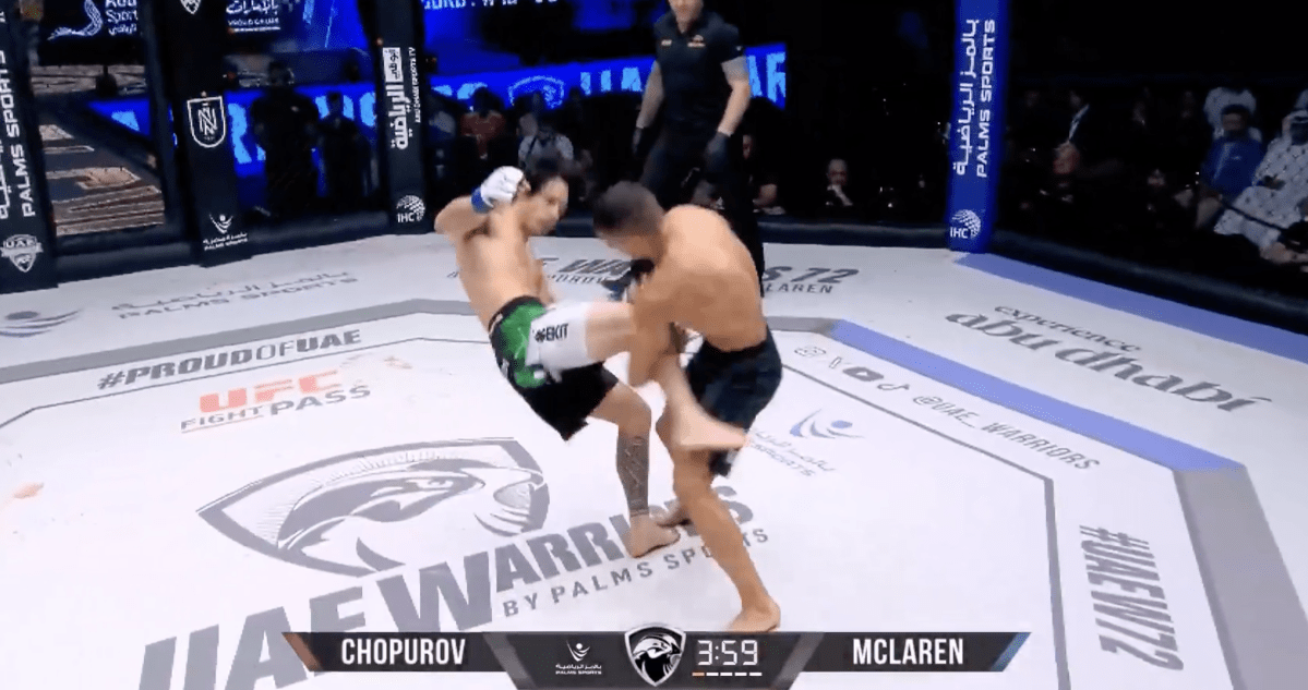Asaf Chopurov Knocks Out Reece McLaren In 63 Seconds