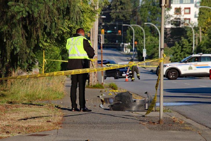 Pedestrian taken to hospital in critical condition after collision in Surrey