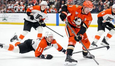 Will the Anaheim Ducks match Philadelphia Flyers’ record-setting offer sheet to Leo Carlsson?